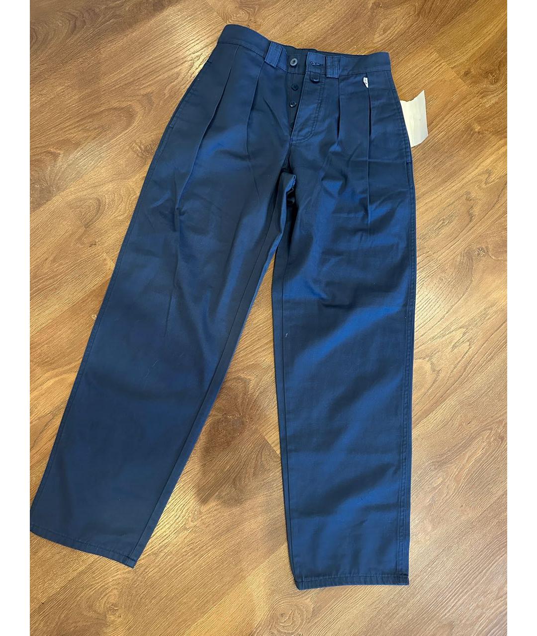 LEVI'S Синие хлопковые брюки широкие, фото 6