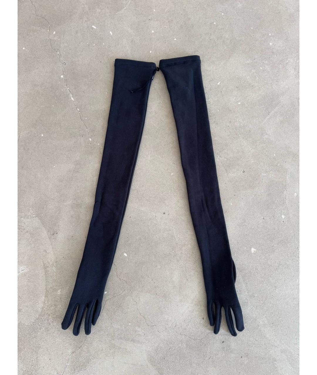 BALENCIAGA Черные перчатки, фото 3