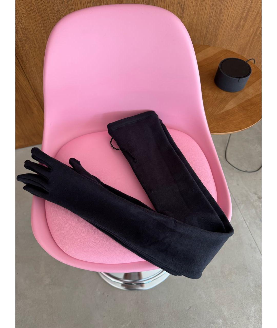 BALENCIAGA Черные перчатки, фото 2