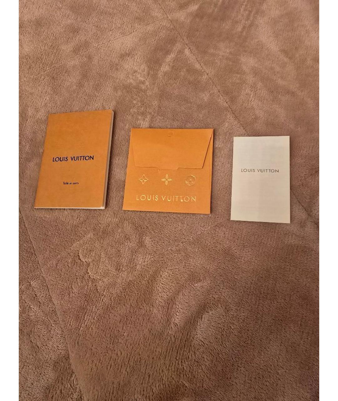LOUIS VUITTON Черная кожаная барсетка, фото 2