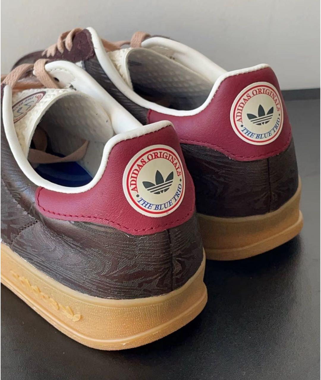 ADIDAS Бордовые низкие кроссовки / кеды, фото 5