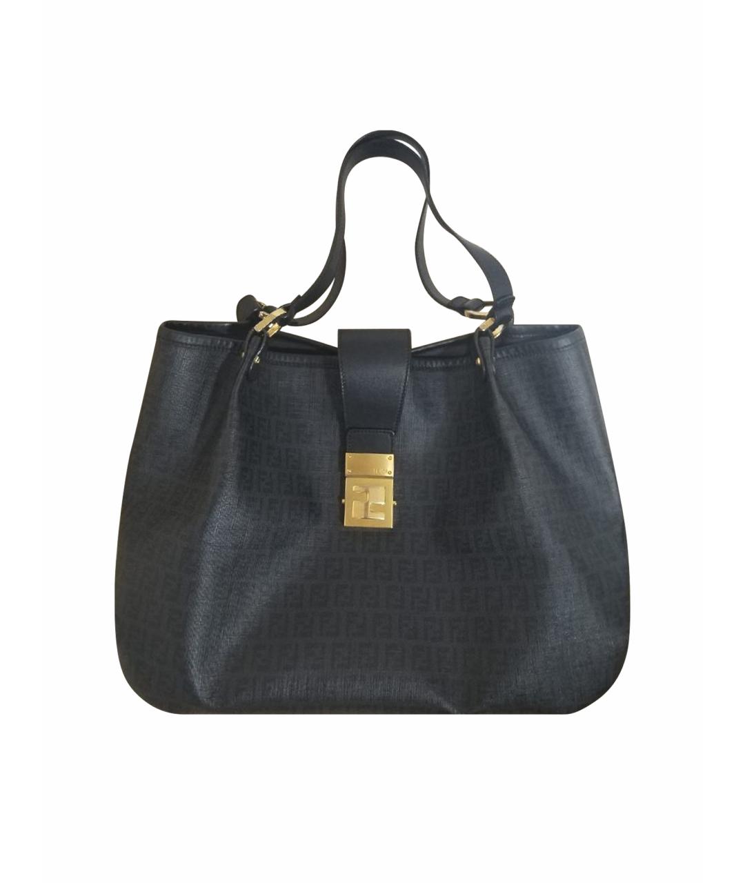 FENDI Серая кожаная сумка через плечо, фото 7