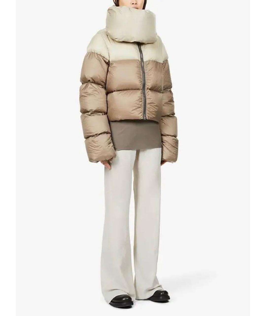 RICK OWENS Бежевый пуховик, фото 6