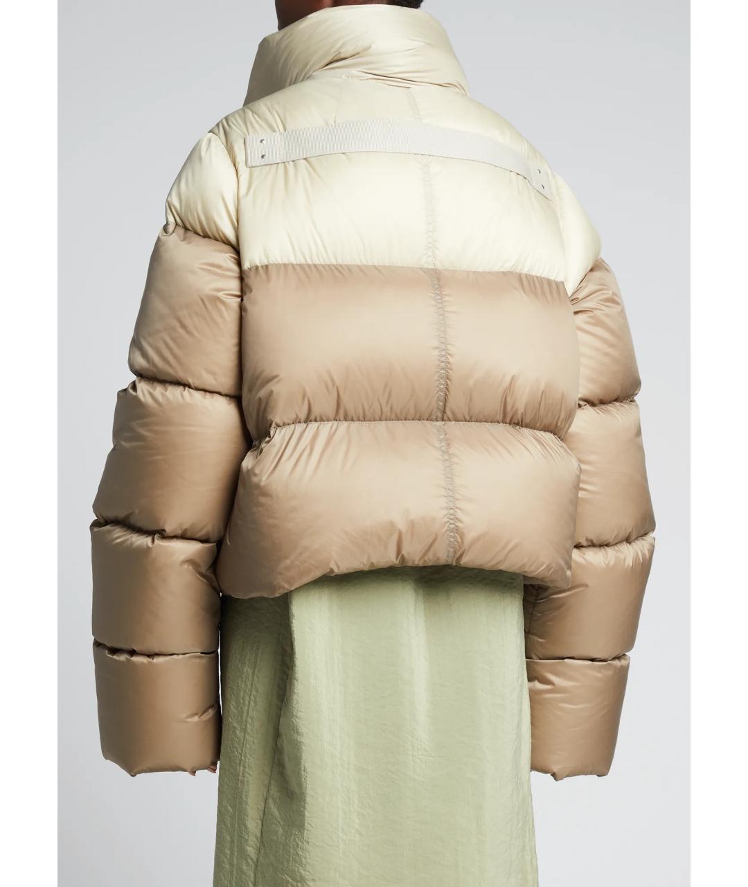 RICK OWENS Бежевый пуховик, фото 3