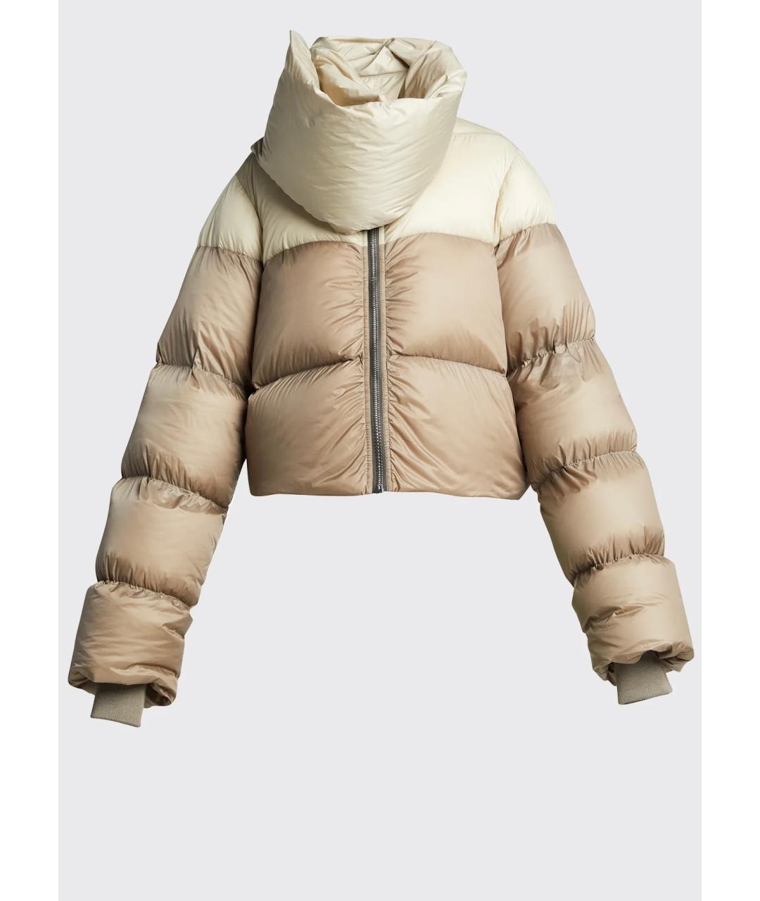 RICK OWENS Бежевый пуховик, фото 4