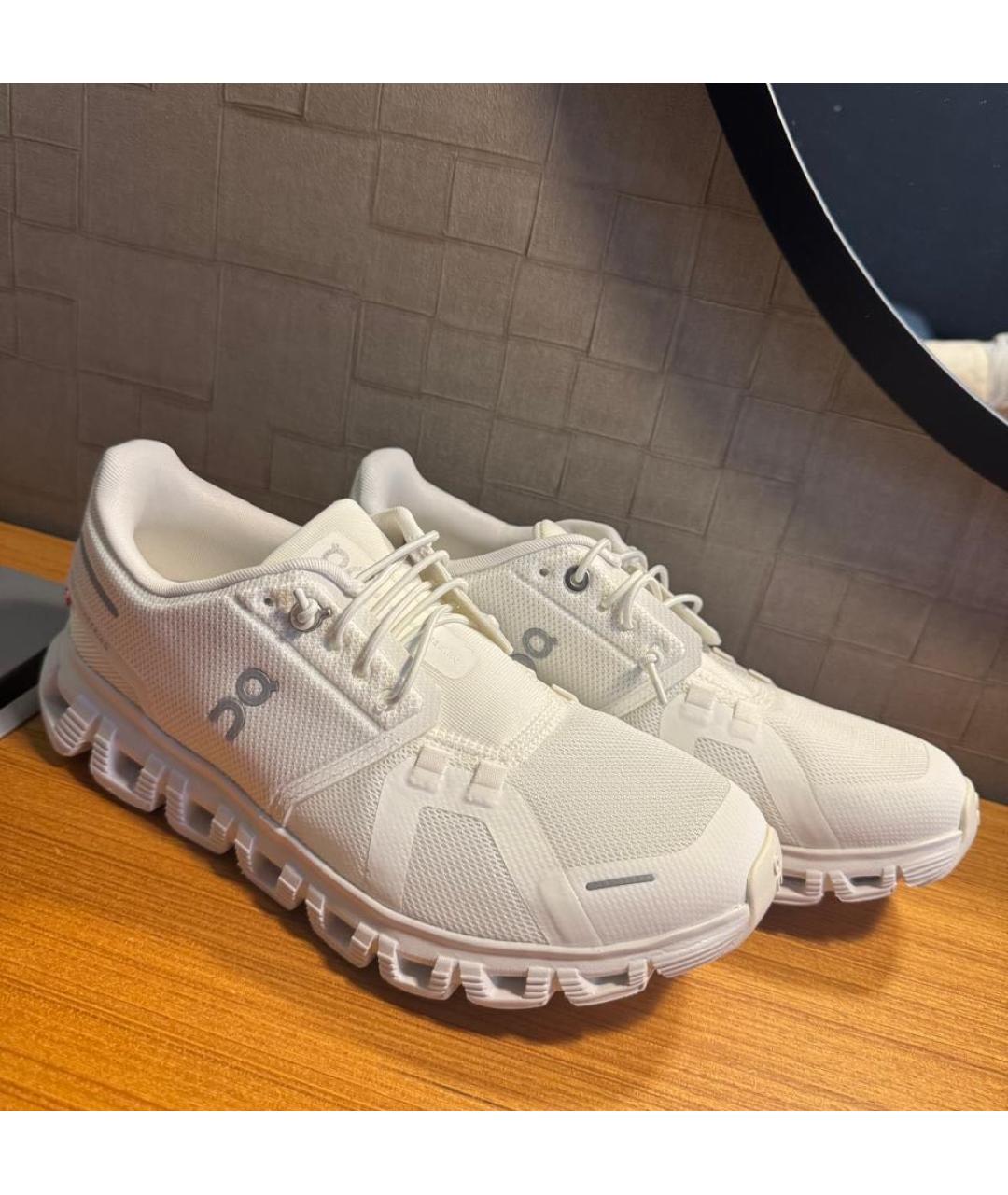 ON Белые текстильные кроссовки, фото 2