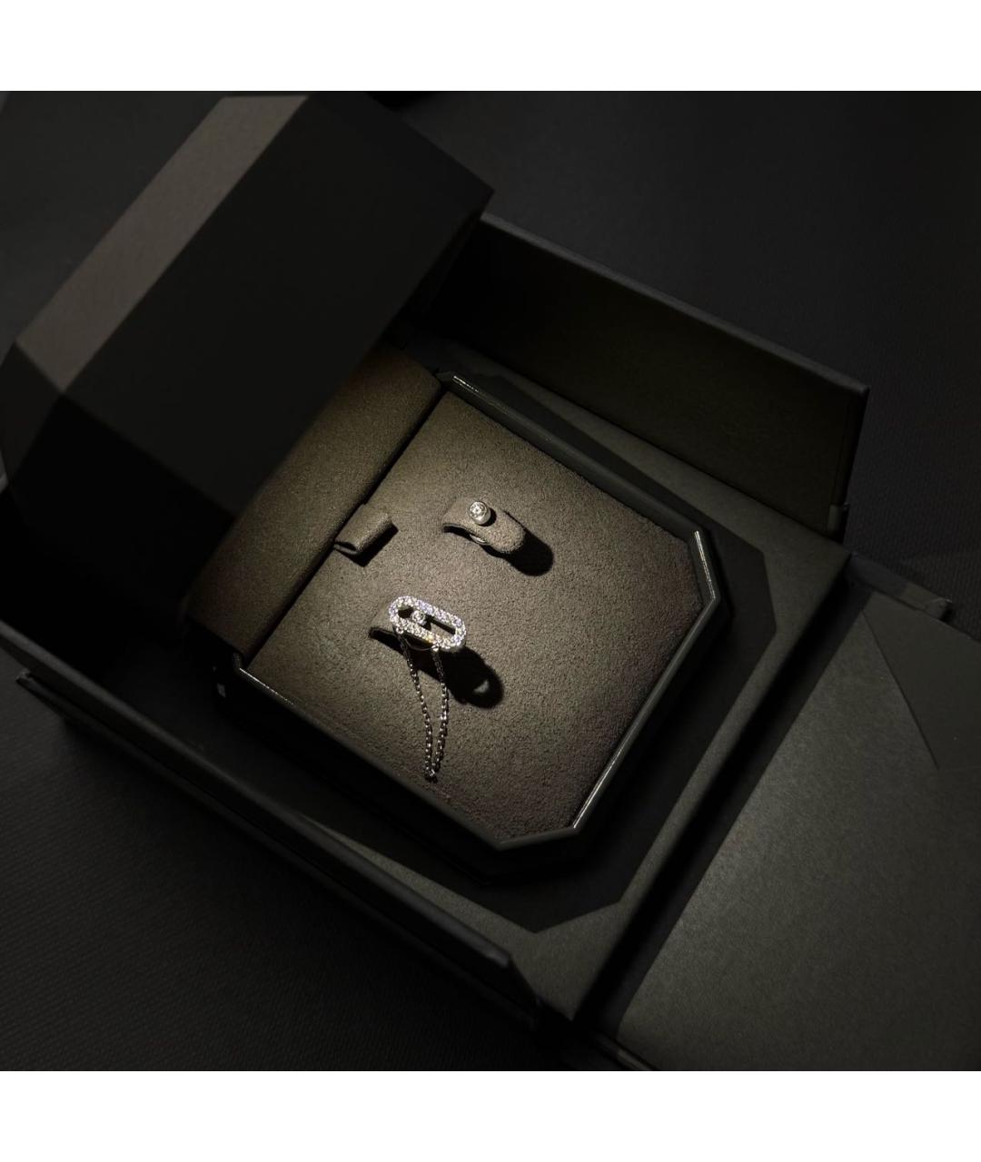 MESSIKA Серебряные серьги из белого золота, фото 3