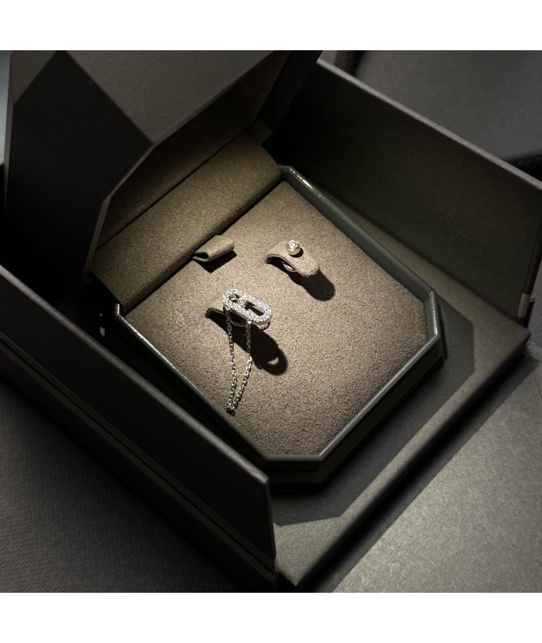 MESSIKA Серебряные серьги из белого золота, фото 4