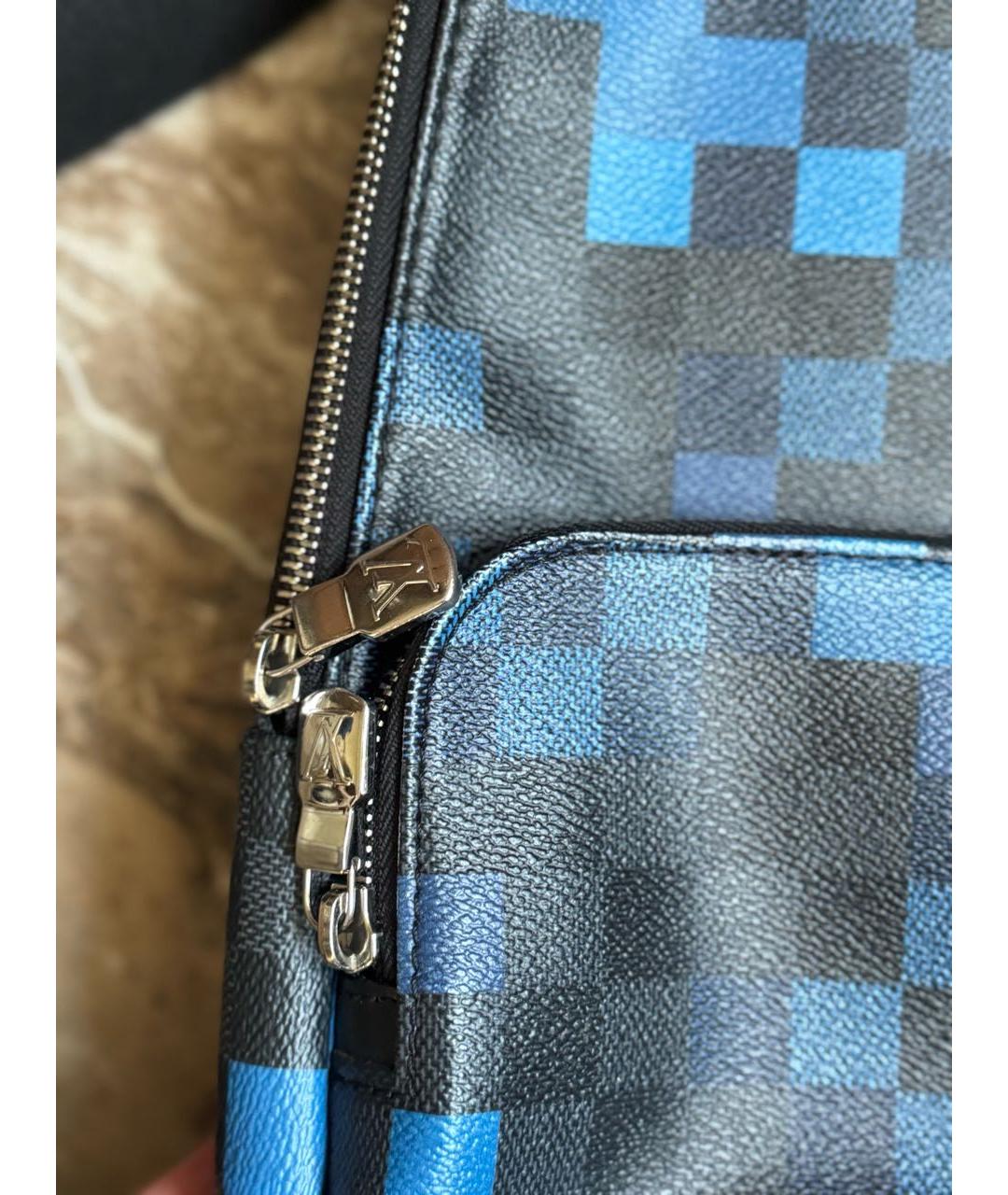 LOUIS VUITTON Синяя кожаная сумка на плечо, фото 2