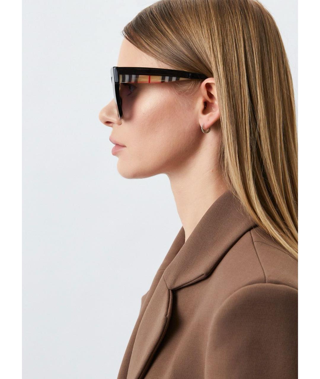 BURBERRY Пластиковые солнцезащитные очки, фото 4