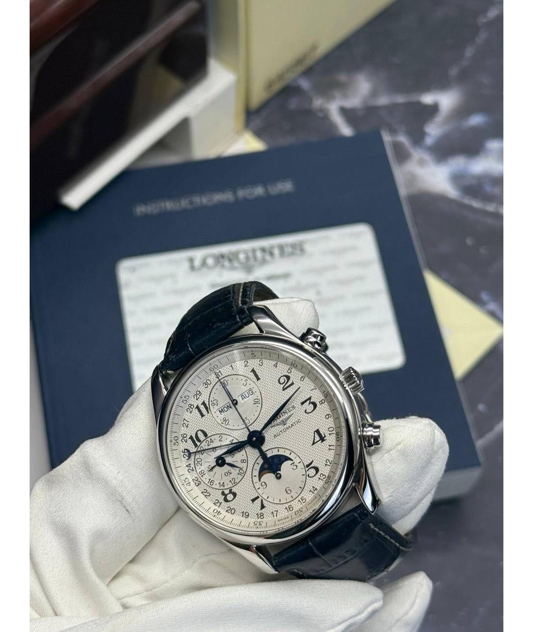 LONGINES Серебряные часы, фото 3