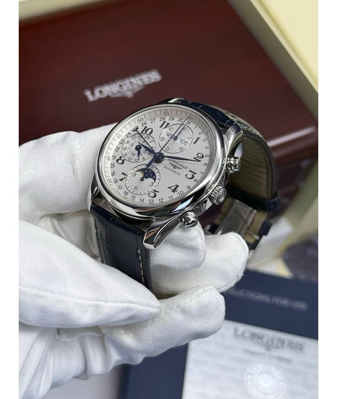 LONGINES Серебряные часы, фото 5