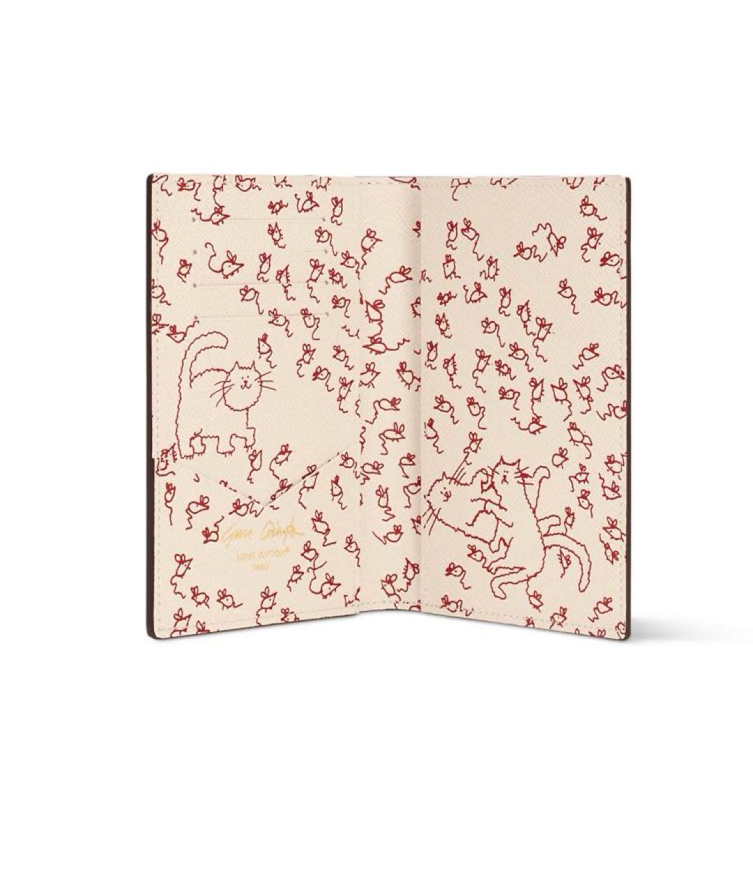 LOUIS VUITTON Коричневый кардхолдер, фото 3