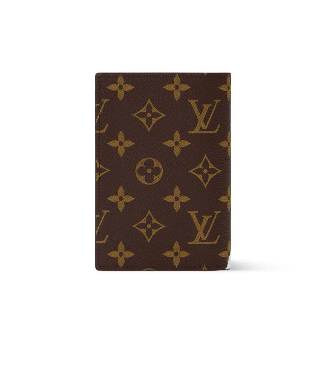 LOUIS VUITTON Коричневый кардхолдер, фото 2