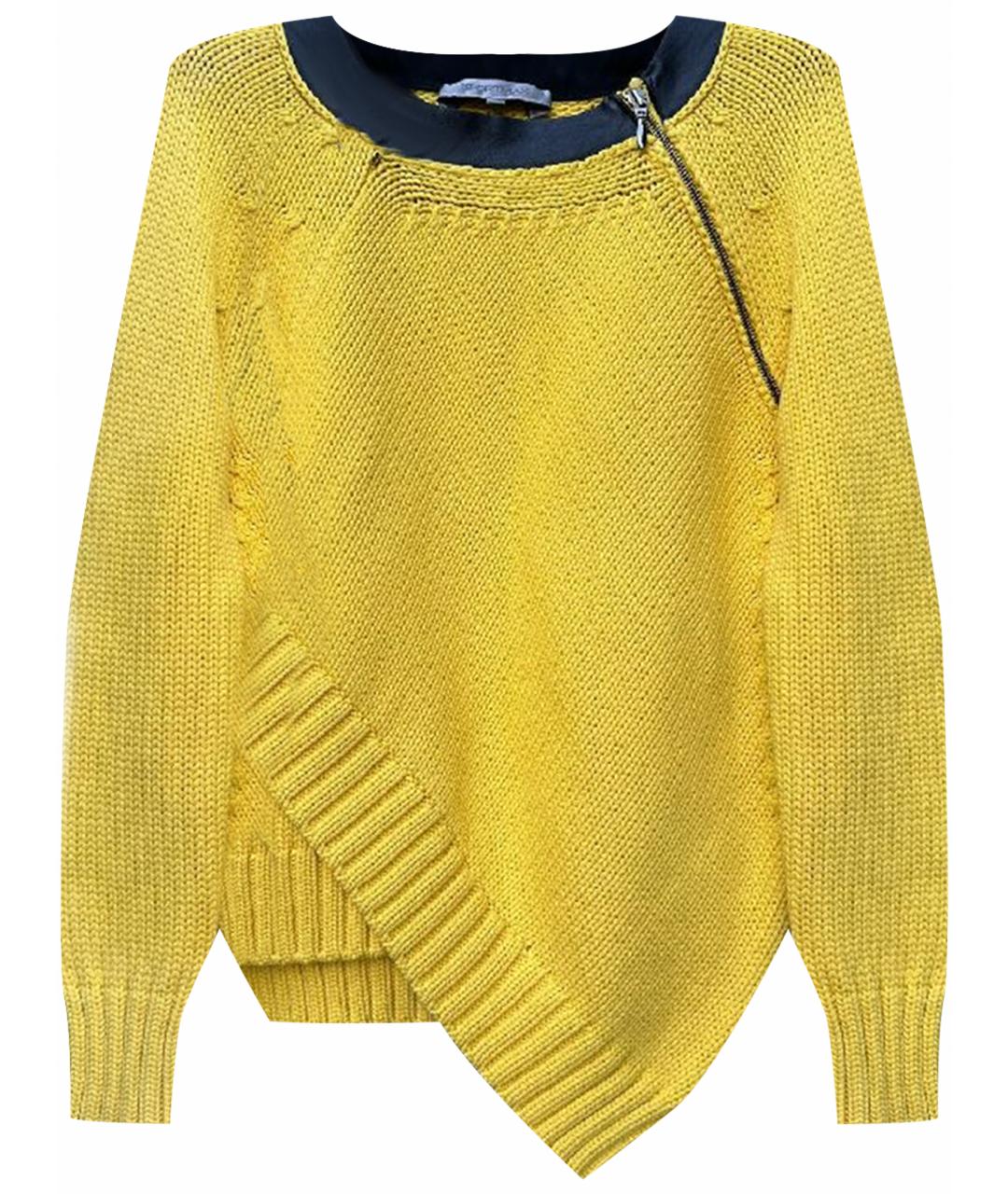 SPORTMAX Желтый хлопковый джемпер / свитер, фото 1