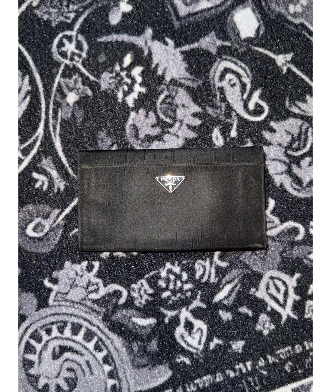 PRADA Черный кошелек, фото 5
