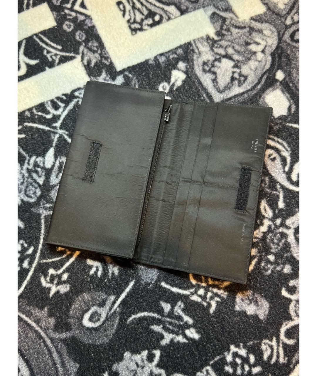 PRADA Черный кошелек, фото 4