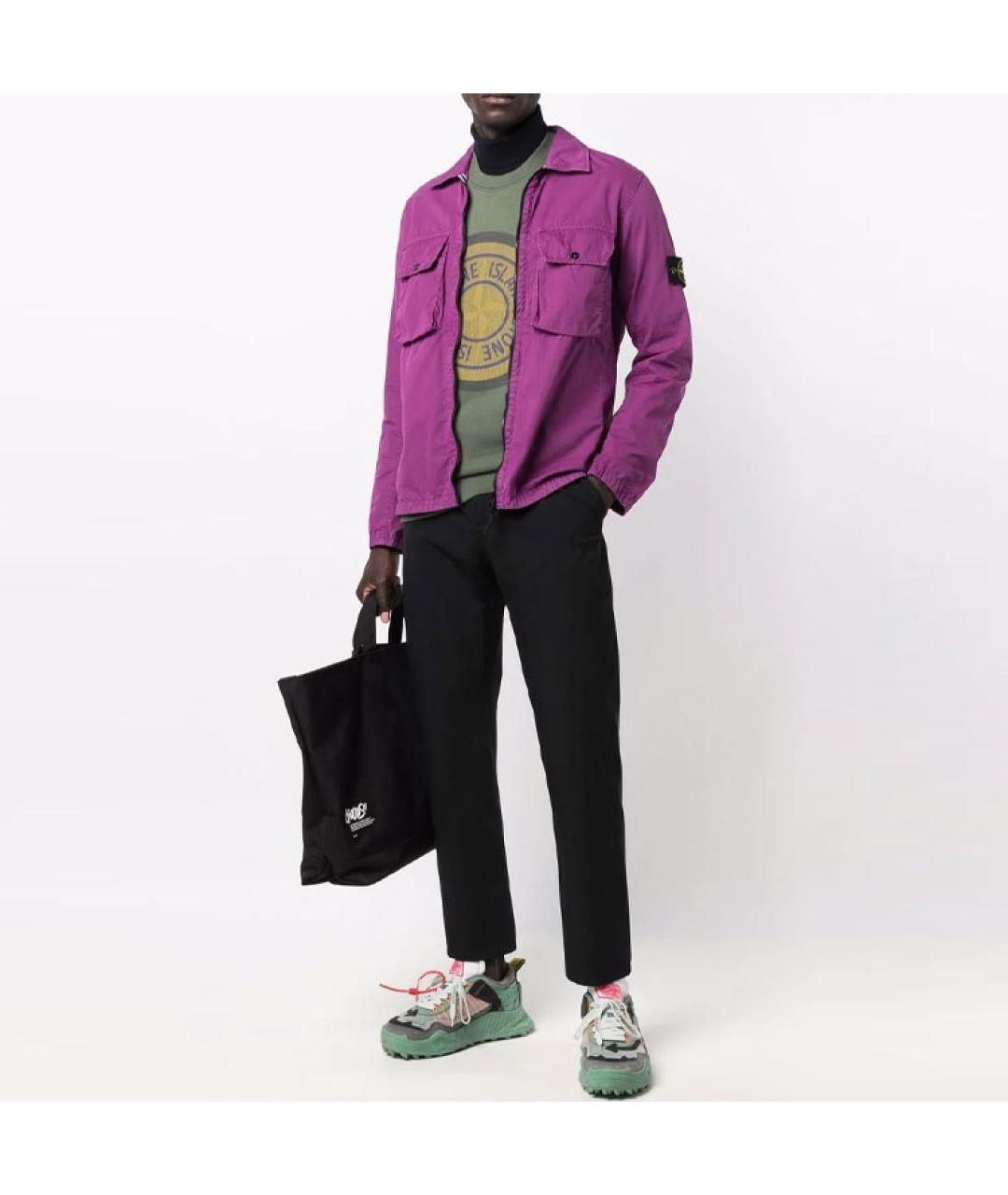 STONE ISLAND Фиолетовая куртка, фото 2