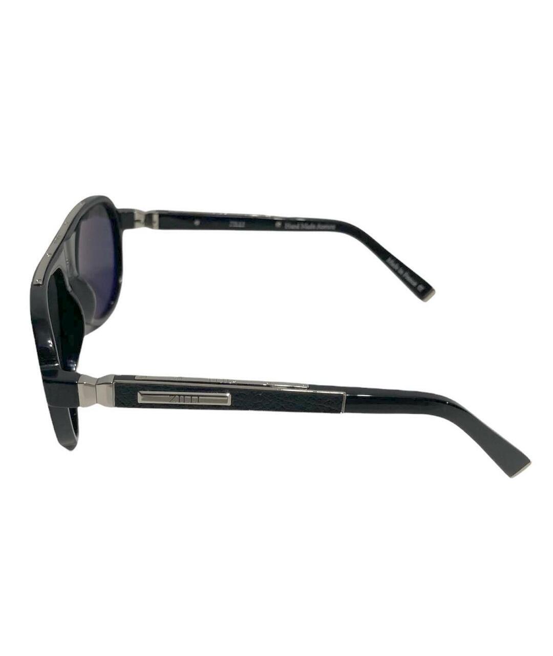 ZILLI Черные солнцезащитные очки, фото 5