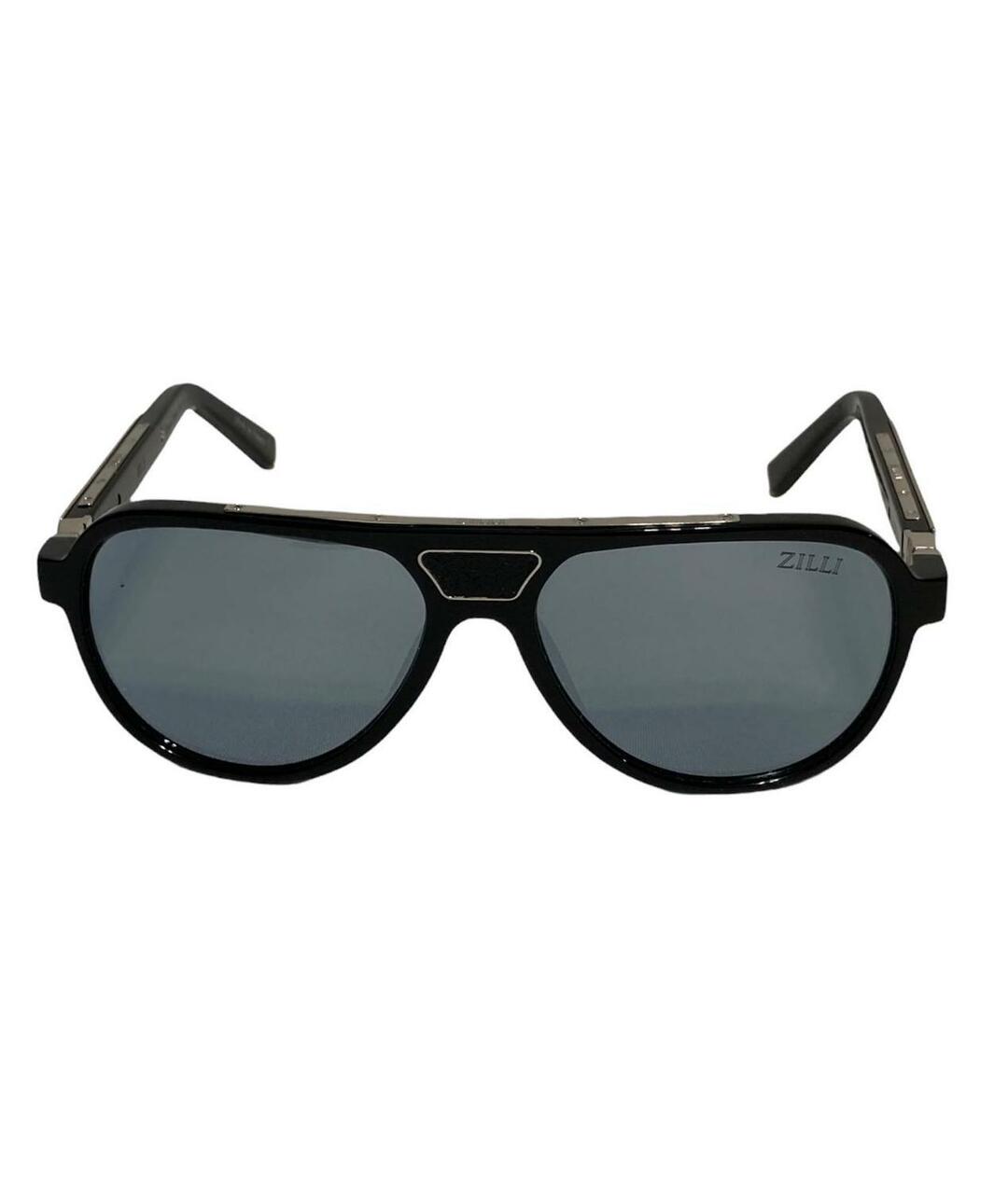 ZILLI Черные солнцезащитные очки, фото 1