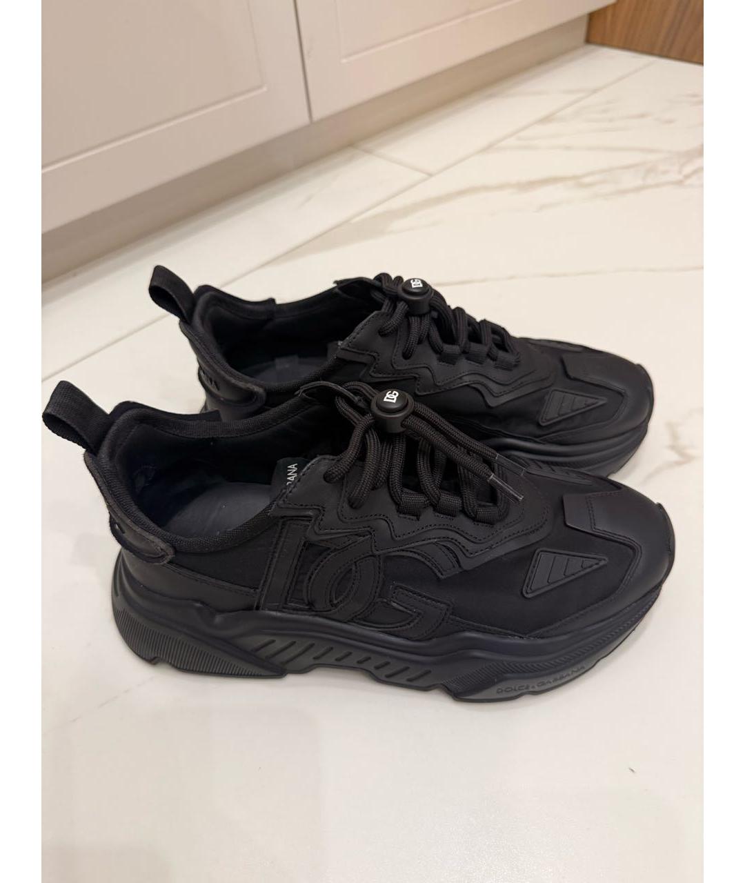 DOLCE&GABBANA Черные кроссовки, фото 5