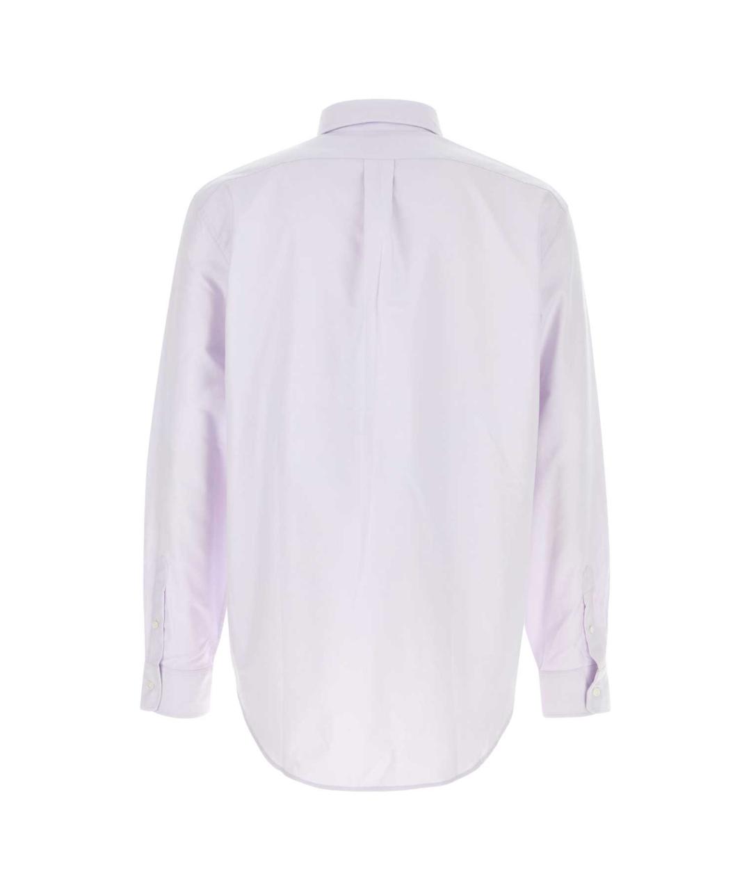 MAISON KITSUNE Фиолетовая хлопковая кэжуал рубашка, фото 2