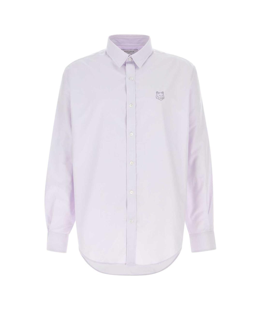 MAISON KITSUNE Фиолетовая хлопковая кэжуал рубашка, фото 1