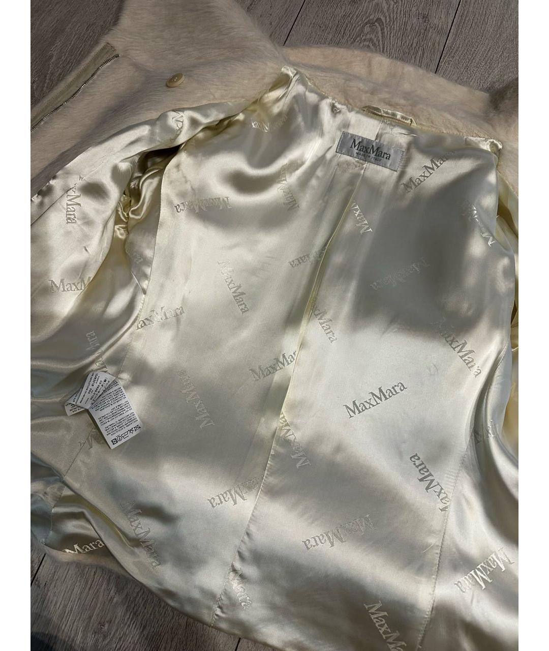 MAX MARA Бежевая меховая шуба, фото 6