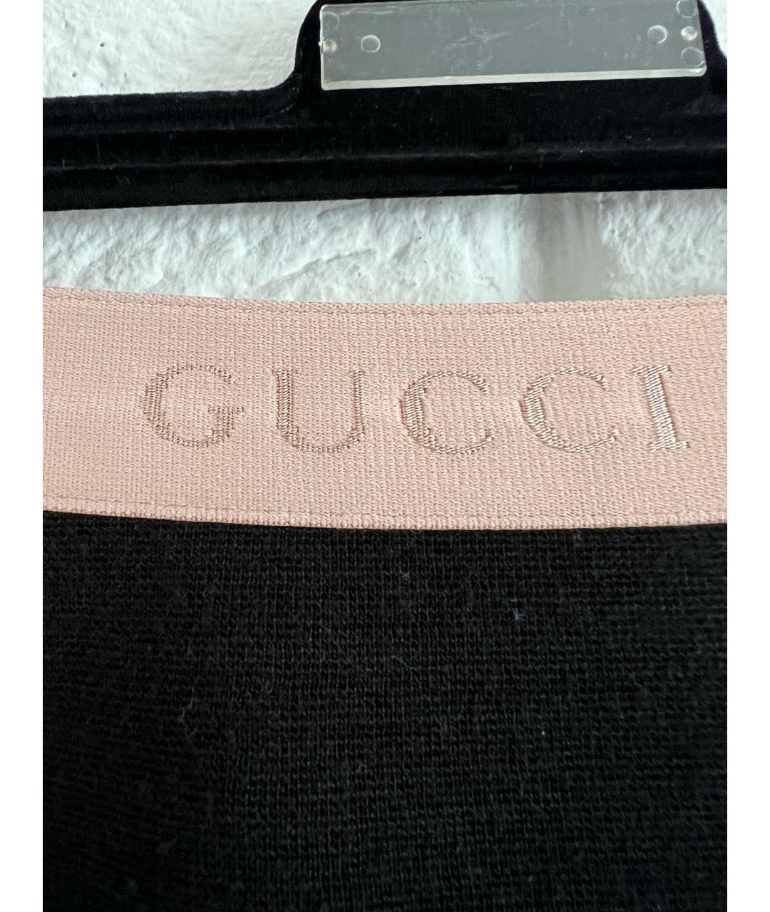 GUCCI Черная шерстяная юбка миди, фото 3