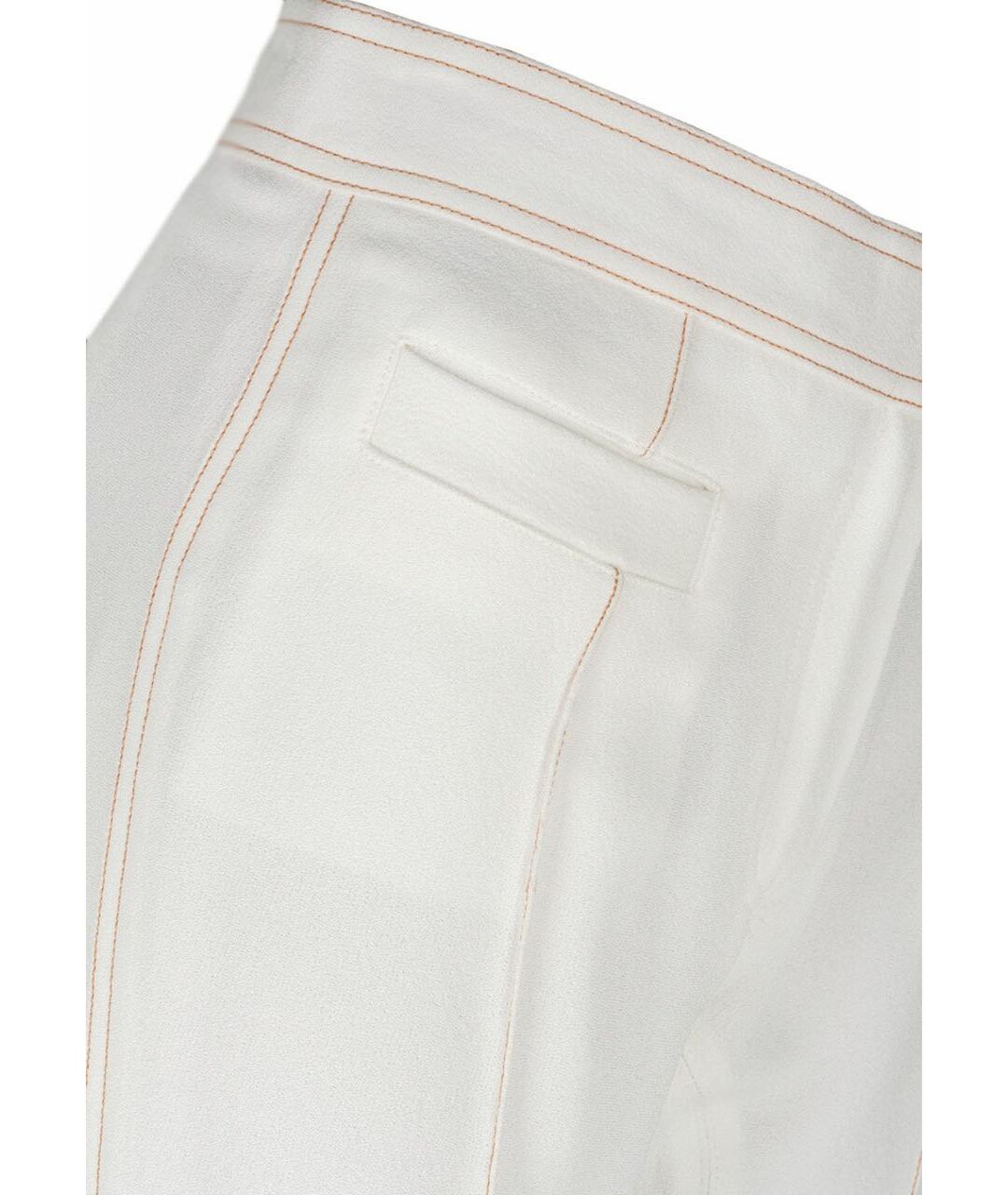 CELINE Белые брюки широкие, фото 3
