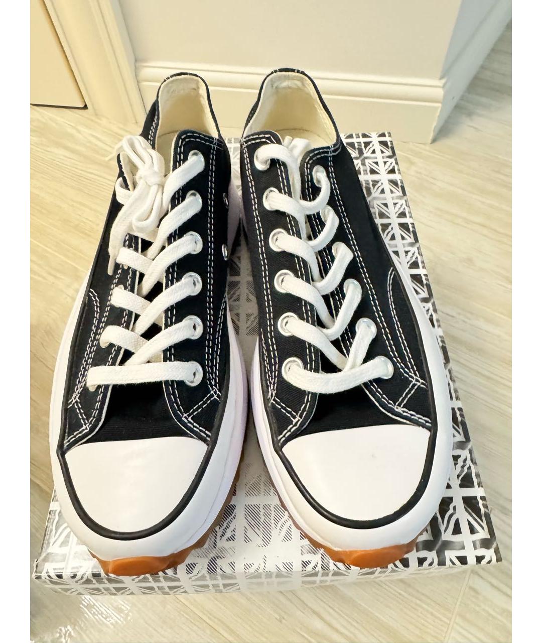 CONVERSE Черные текстильные кеды, фото 2