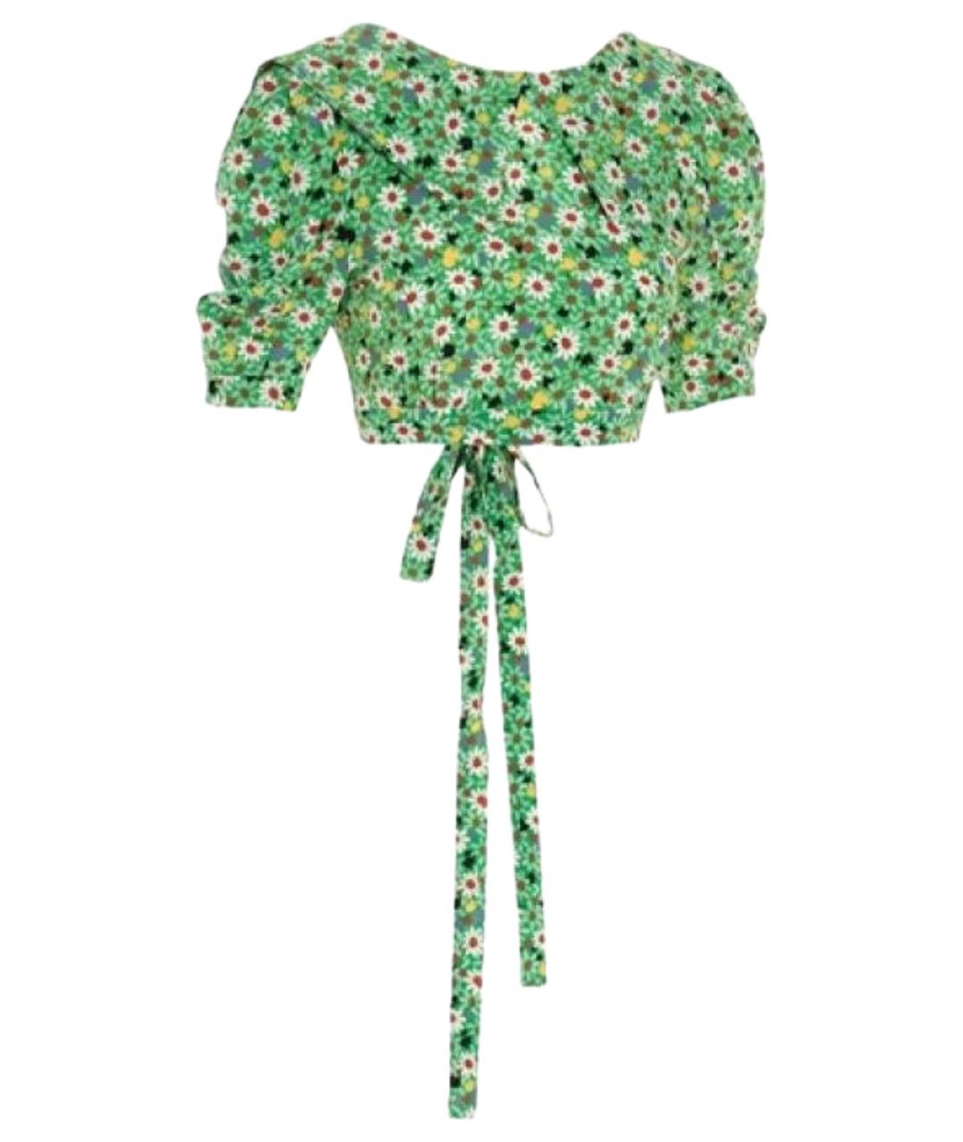 MIU MIU Зеленая блузы, фото 1