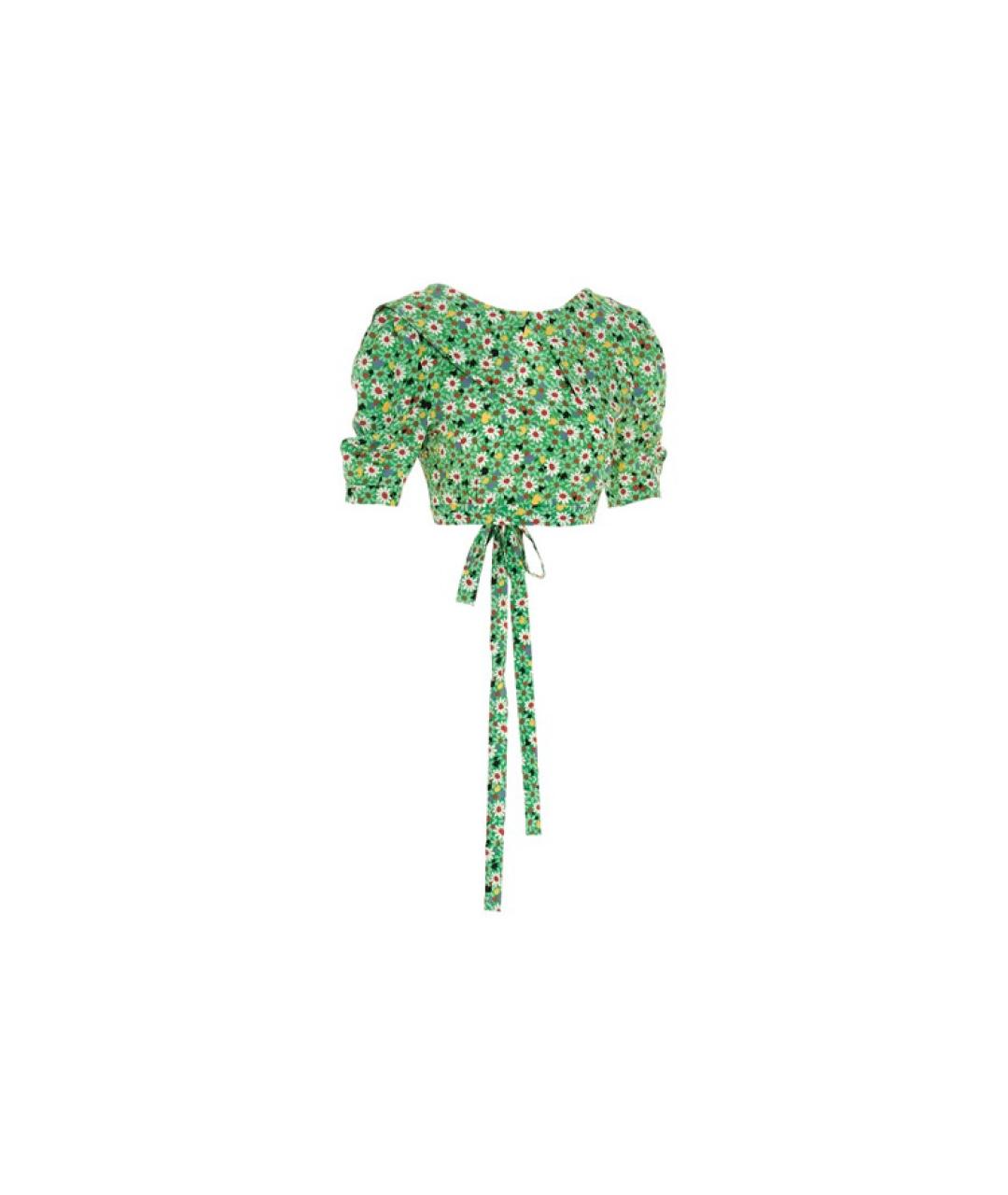 MIU MIU Зеленая блузы, фото 7