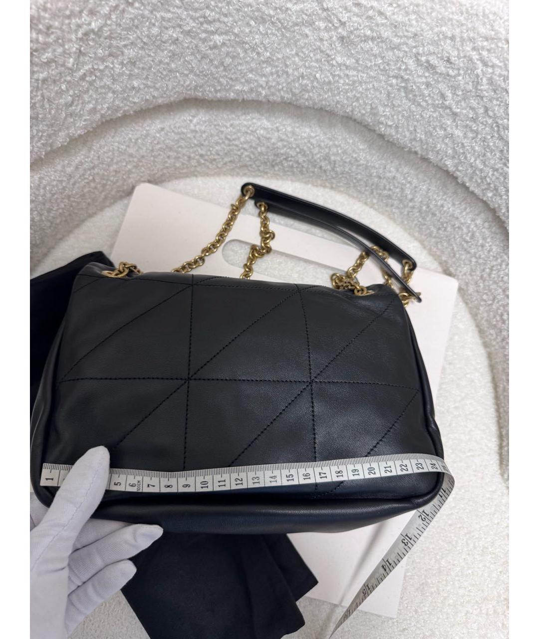 SAINT LAURENT Черная кожаная сумка через плечо, фото 7