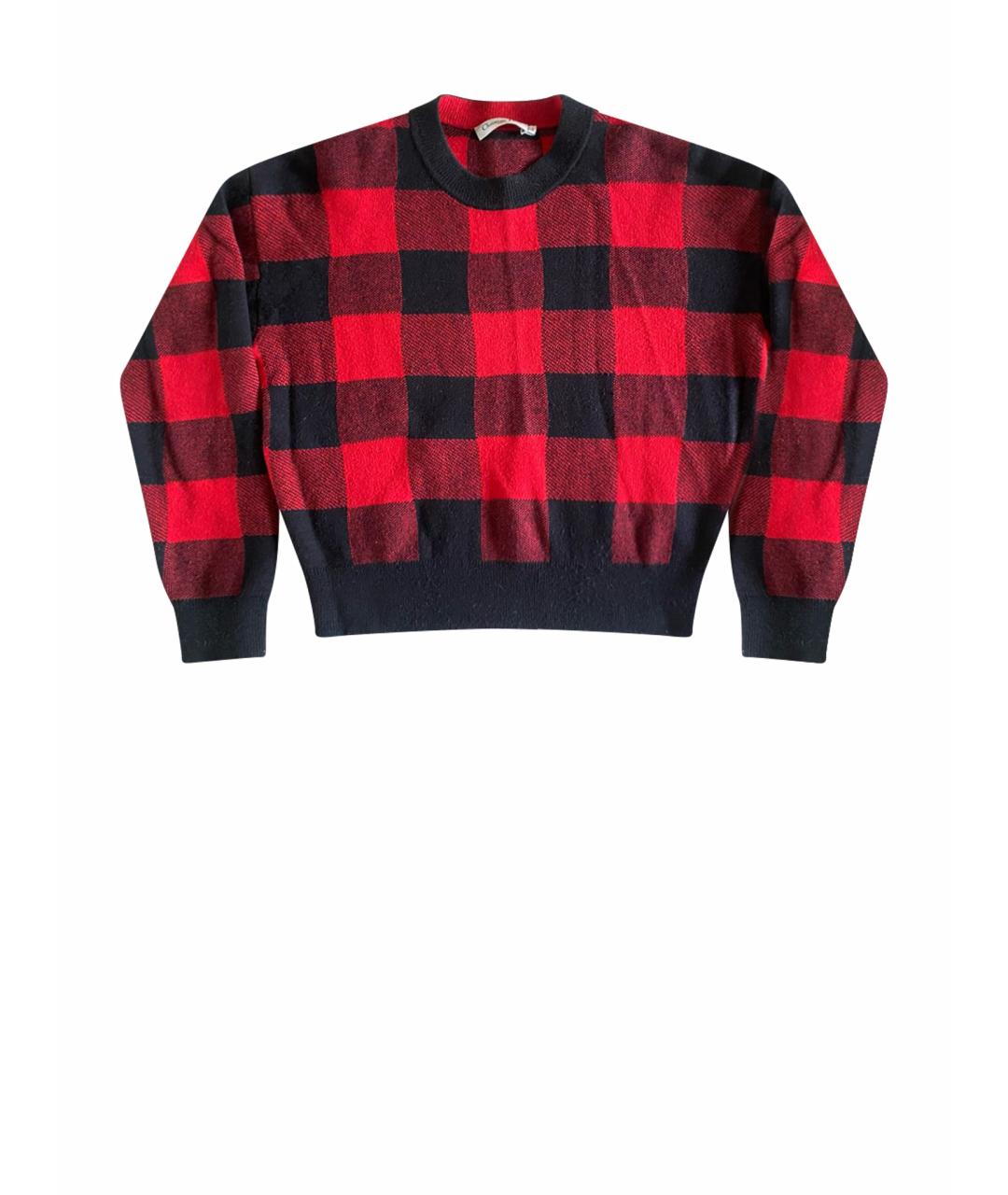 CHRISTIAN DIOR Красный кашемировый джемпер / свитер, фото 1