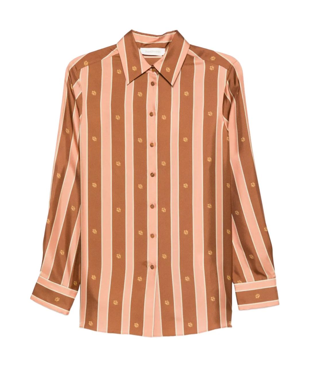 ZIMMERMANN Мульти шелковая рубашка, фото 1