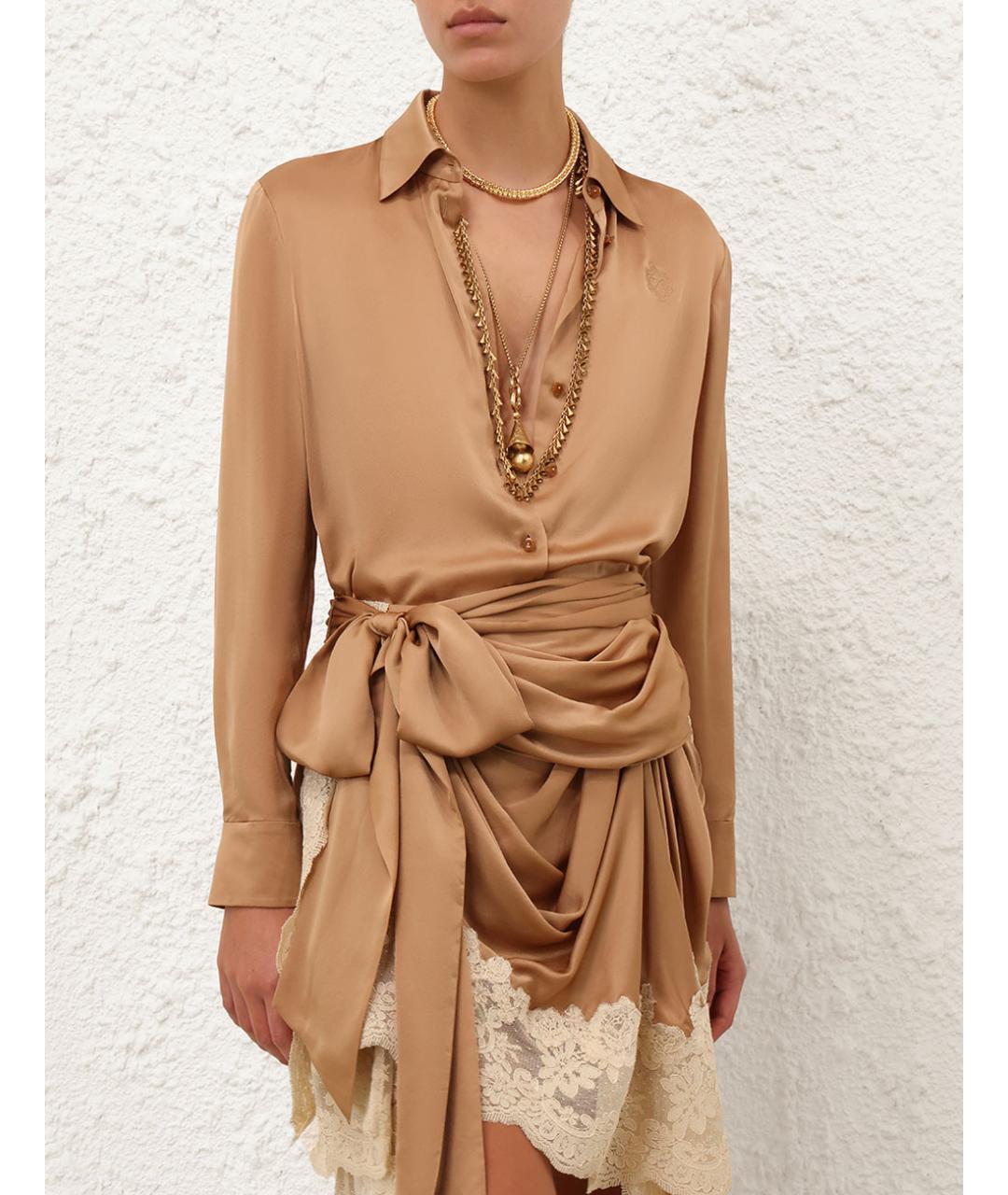 ZIMMERMANN Шелковая рубашка, фото 4