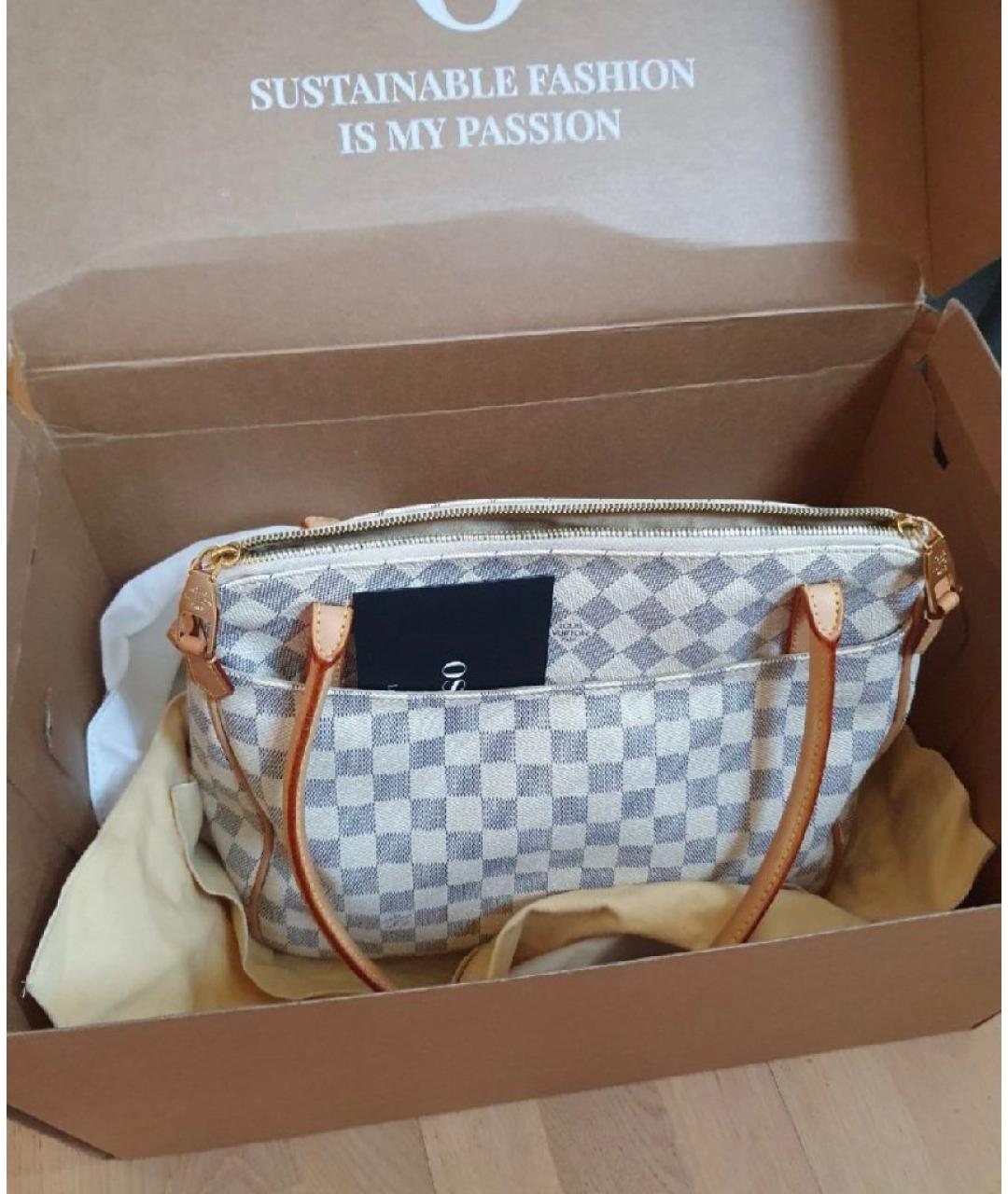 LOUIS VUITTON Белая сумка тоут, фото 9
