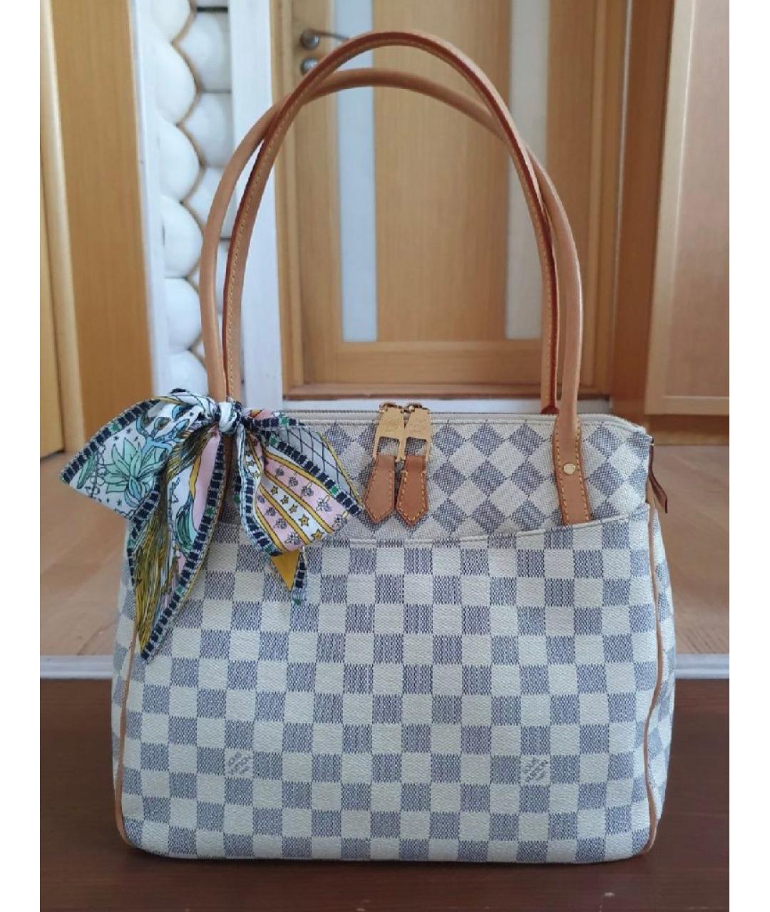 LOUIS VUITTON Белая сумка тоут, фото 2
