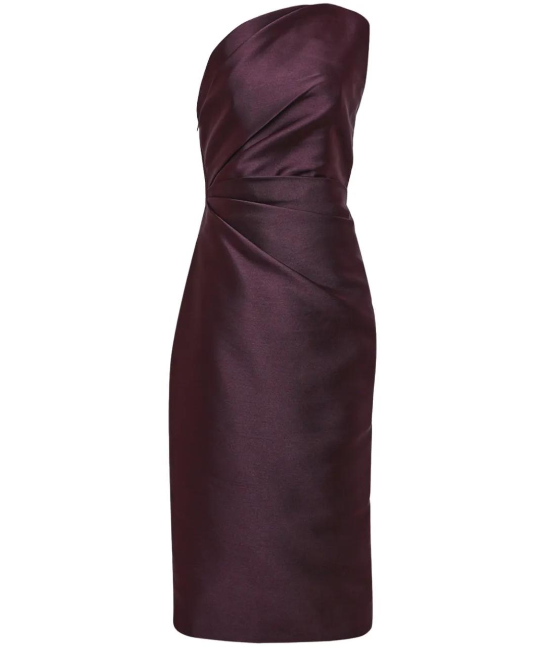 SOLACE LONDON Бордовое коктейльное платье, фото 1