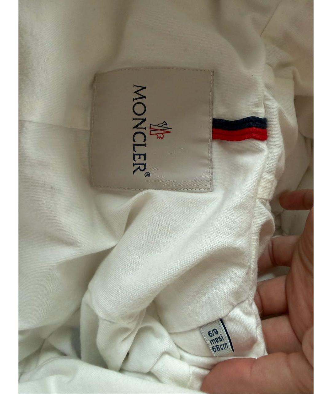MONCLER KIDS Черный комбинезон, фото 6