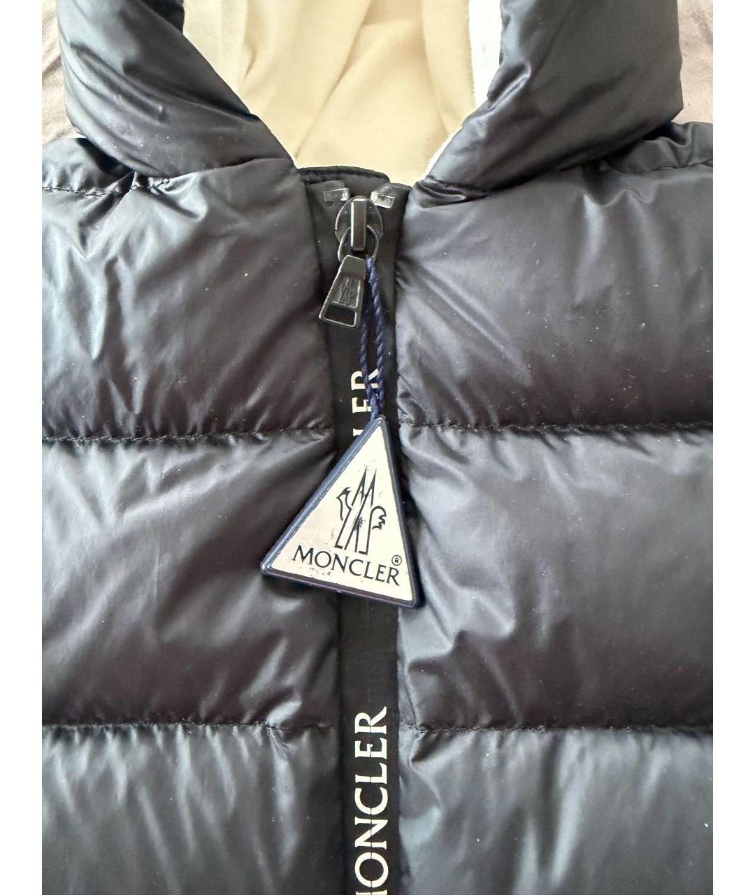 MONCLER KIDS Черный комбинезон, фото 3