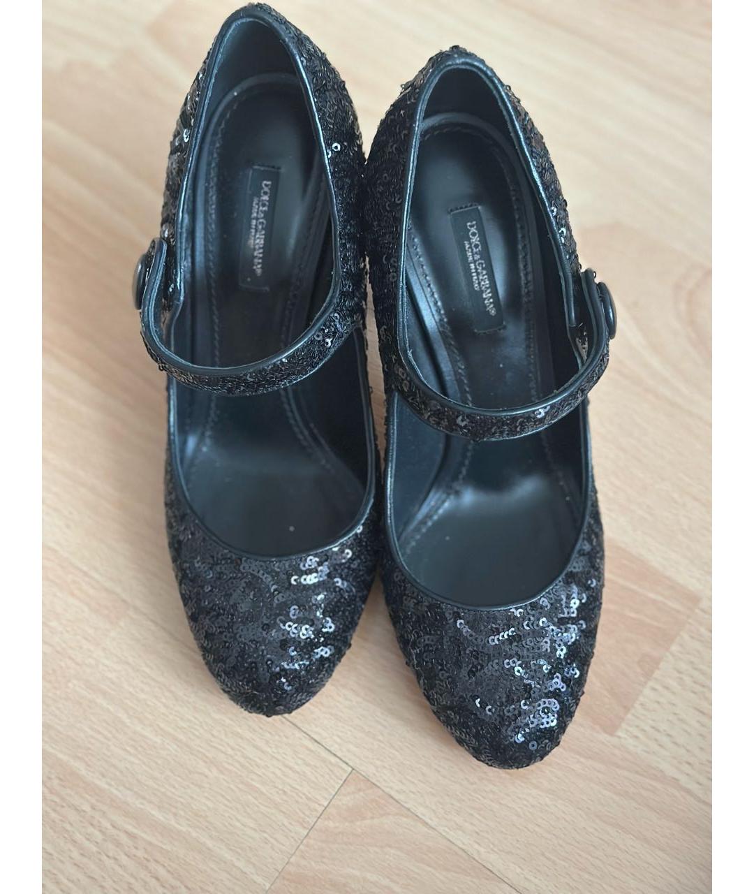 DOLCE&GABBANA Черные туфли, фото 2