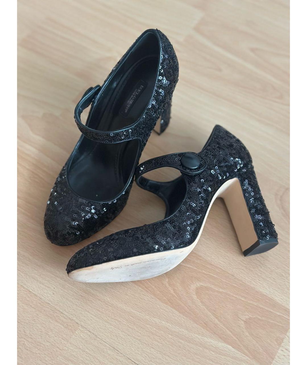 DOLCE&GABBANA Черные туфли, фото 6