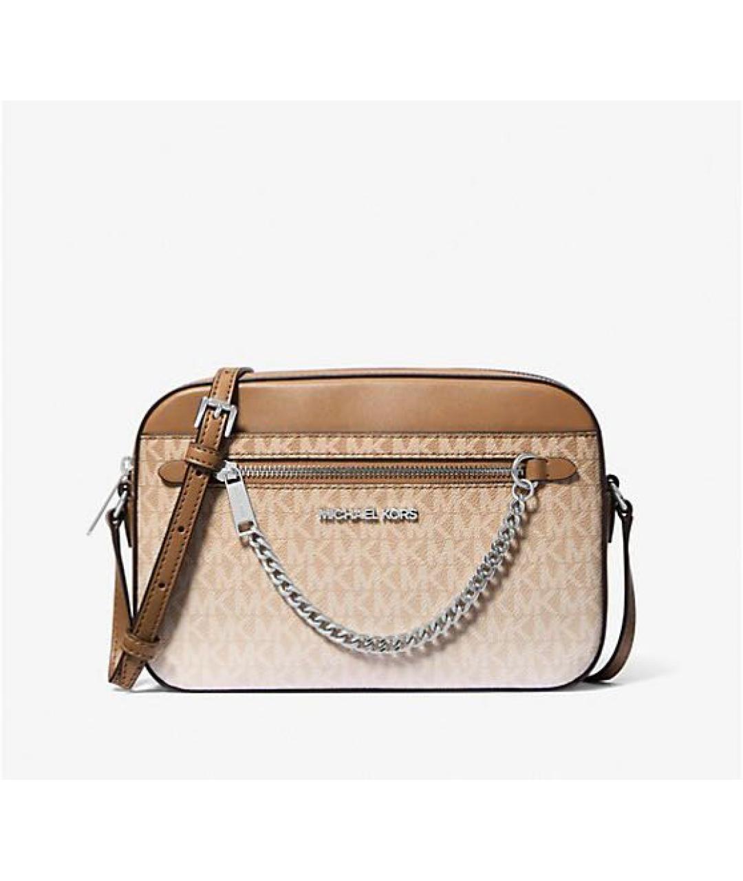 MICHAEL KORS Бежевая сумка через плечо, фото 6
