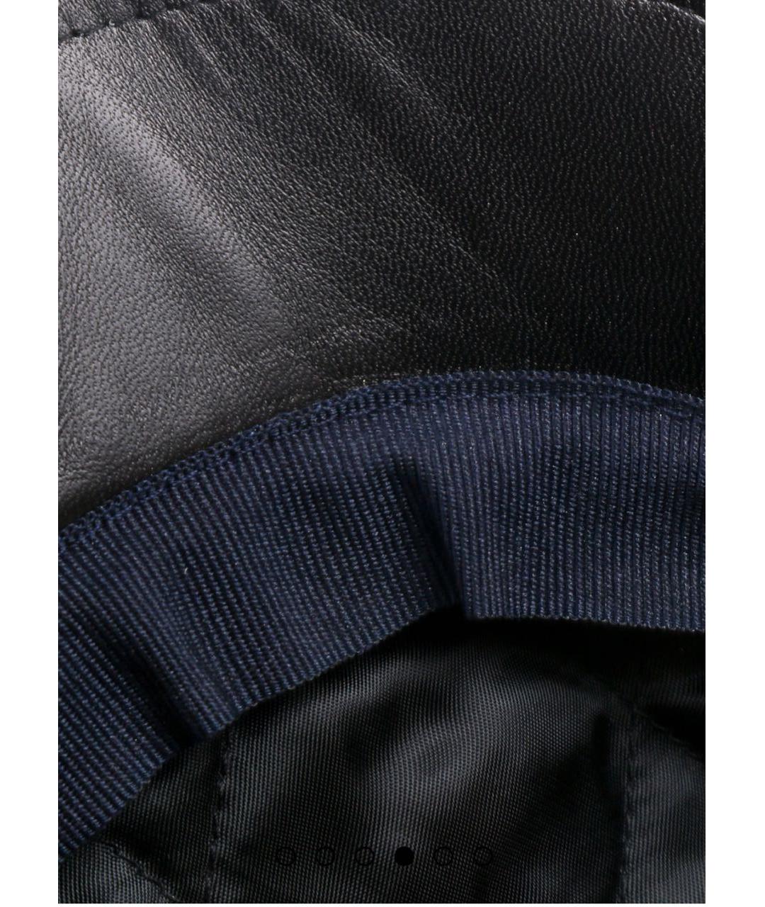 MAX MARA Темно-синяя шерстяная кепка, фото 7