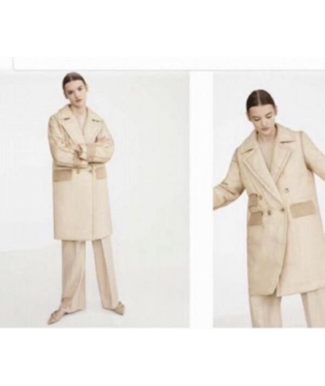 MAX MARA Бежевый пуховик, фото 6