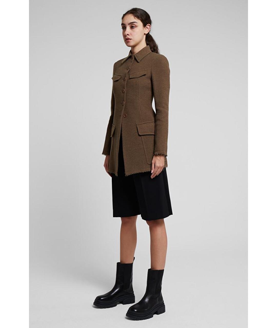 SPORTMAX Коричневое пальто, фото 2