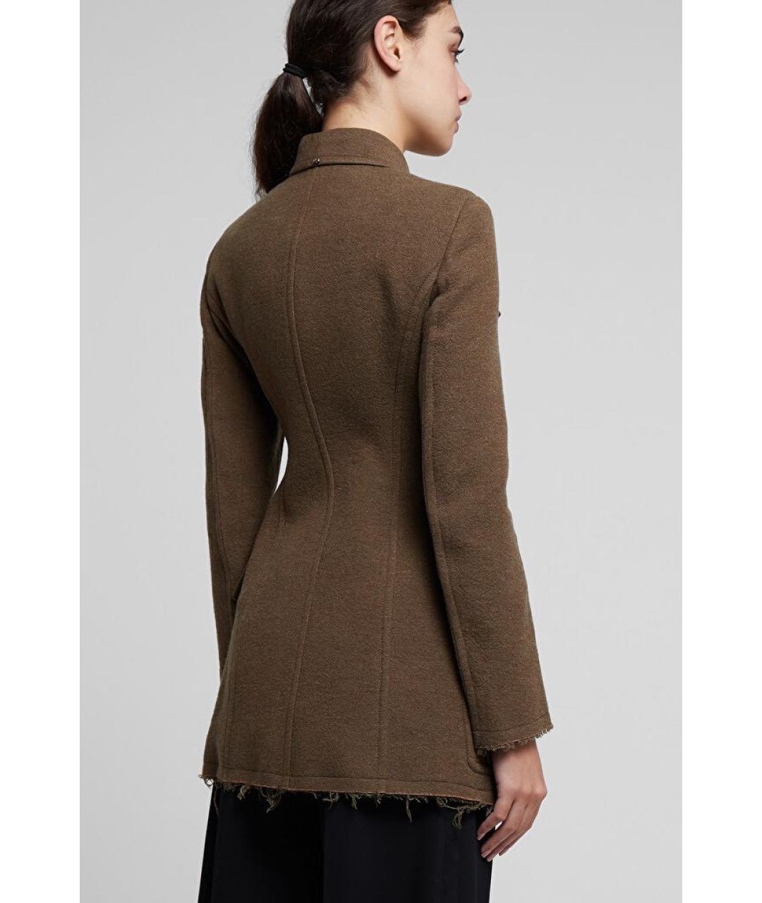 SPORTMAX Коричневое пальто, фото 5