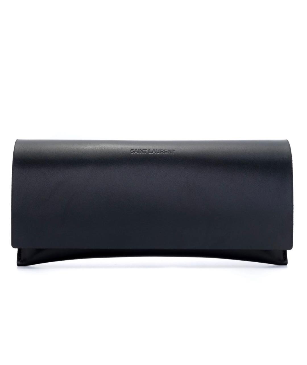 SAINT LAURENT Черные пластиковые солнцезащитные очки, фото 4